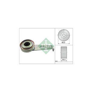 Ролик натягувача ременя INA 531 0097 10 зображення 1