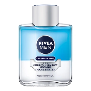 Лосьйон після гоління Nivea Men 2 в 1 Свіжість та Комфорт 100 мл (4005900361479) зображення 1