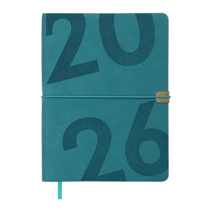 Тижневик Buromax датований 2026 BEST, А5 бірюзовий (BM.2126-06) зображення 1