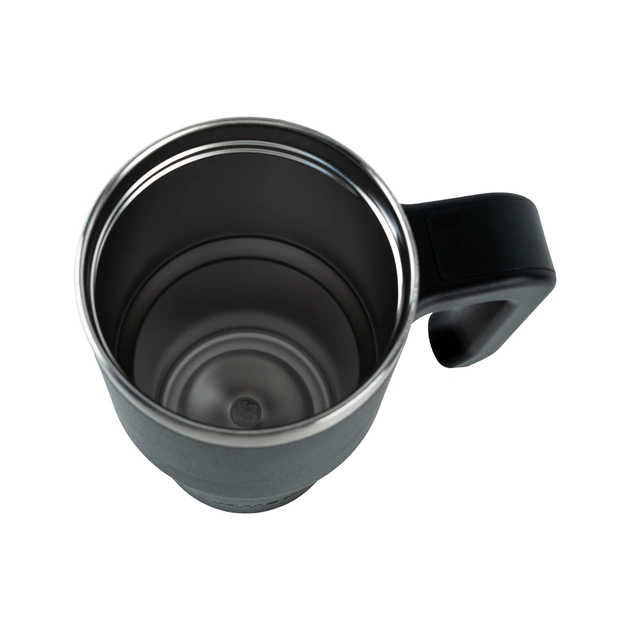 Термокружка Kite з ручкою 600 мл чорна (K24-1207-1) - зображення 5