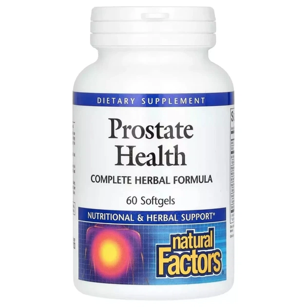 Вітамінно-мінеральний комплекс Natural Factors Здоров'я простати, рослинна формула, Prostate Health, 60 к (NFS-03512) - зображення 1