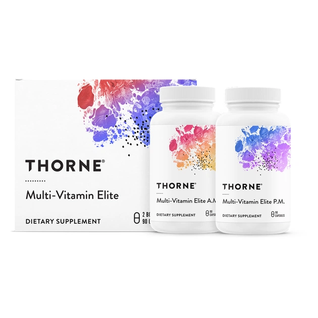 Мультивитамин Thorne Research Мультивитамины Элит, Multi-Vitamin Elite A.M. & P.M., 2 бан (THR-00653) - изображение 1