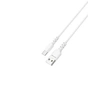 Дата кабель USB 2.0 AM to USB-C 1.0m 3A white Grand-X (PC-05W) - зменшене зображення 3
