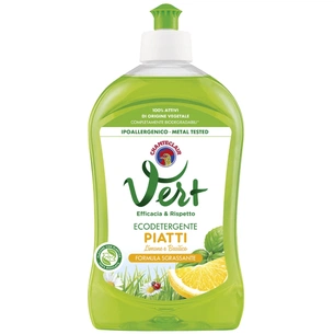 Засіб для ручного миття посуду ChanteClair Vert Лимон та базилік 500 мл (8015194510411) зображення 1