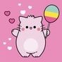 Картина по номерам Santi Pembe the Cat. Balloon 25х25 см (955564) - зменшене зображення 1