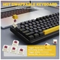 Клавіатура Attack Shark X98 Pro RGB Wireless/Bluetooth/USB UA Star Black (X98PROSB_AS) - зменшене зображення 6