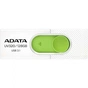 USB флеш накопичувач ADATA 128GB UV320 White/Green USB 3.1 (AUV320-128G-RWHGN) - зменшене зображення 1