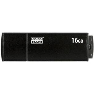 USB флеш накопичувач Goodram 16GB Edge Black USB 3.0 (UEG3-0160K0R11) зображення 1