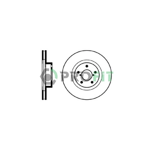 Гальмівний диск Profit 5010-0679 зображення 1