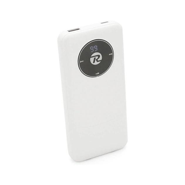 Батарея універсальна Remax 10000mAh 22.5W, cables Type-C + Lighting, White (RPP-37) - зображення 1