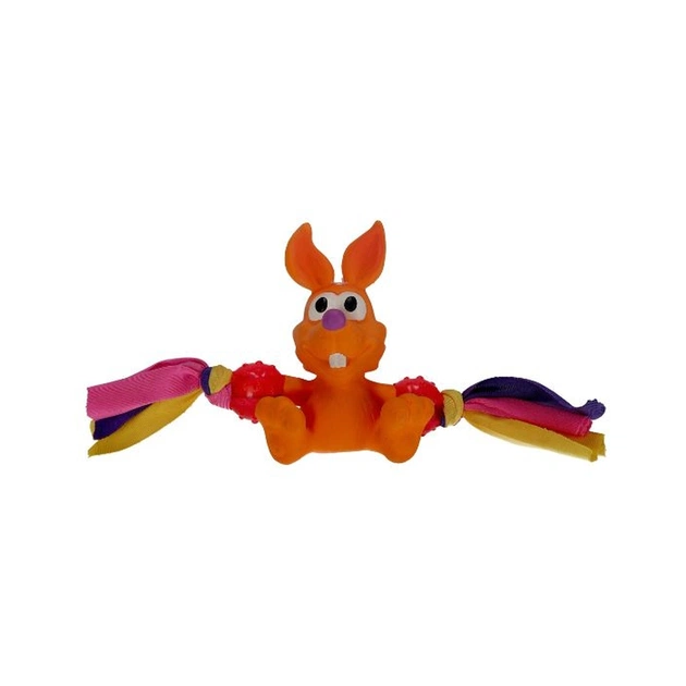 Игрушка для собак MISOKO&CO Кролик разноцветный 5.5 см (BEITR00083) - изображение 1