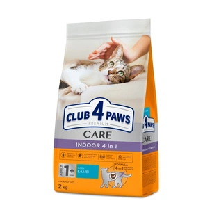 Сухой корм для кошек Club 4 Paws Премиум Indoor 4 in 1 2 кг (4820269144828) изображение 1