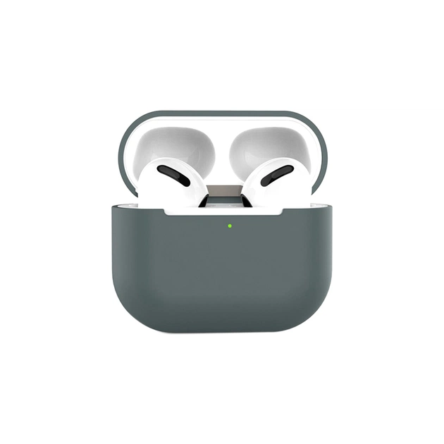 Чохол для навушників BeCover Silicon для Apple AirPods (3nd Gen) Deep Green (707179) - изображение 1