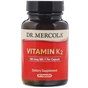 Вітамін Dr. Mercola Вітамін K2, 180 мкг, Vitamin K2, 30 капсул (MCL-01194) - зменшене зображення 1