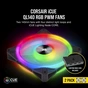 Кулер до корпусу Corsair QL Series, QL140 RGB, 140mm RGB LED Fan (CO-9050100-WW) - зменшене зображення 7