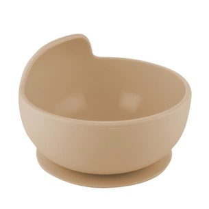 Тарілка дитяча Canpol babies силіконова на присосці - бежева (51/400_bei) picture 1