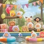 Фігурка Pop Top сюрприз JOTOYS серії Oyo - Вечірка звіряток (JO-2025026) - зменшене зображення 6