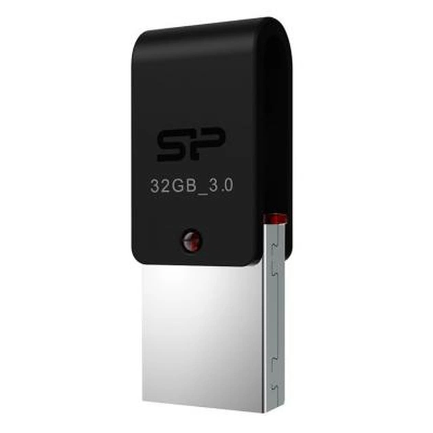USB флеш накопичувач Silicon Power 32GB Mobile X21 USB 2.0 (SP032GBUF2X21V1K) - изображение 1