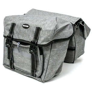 Велосумка на багажник Bravvos F-091-2 35x28x14 cm Grey (BIB-030) зображення 1