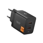 Зарядний пристрій Spigen 2xUSB-C PD 47W black (ACH09457) - зменшене зображення 1