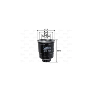 Фильтр топливный Valeo 587751 изображение 1