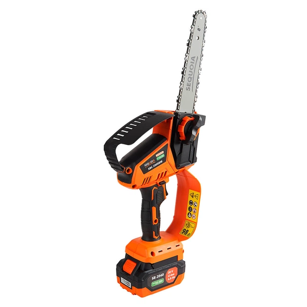 Ланцюгова пила SEQUOIA 20V, 4Ah, шина 20 см, 1.7 кг (SBC2008BM-EV) - picture 1