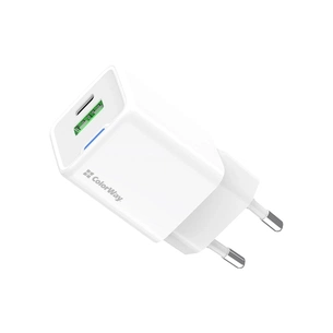 Зарядний пристрій ColorWay GaN Mini 30W PD Port PPS USB (Type-C PD + USB QC4.0) white (CW-CHS053PD-WT) зображення 1