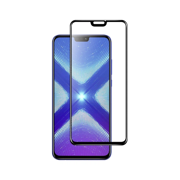 Скло захисне PowerPlant Full screen Honor 8X, Black (GL607105) - зображення 1