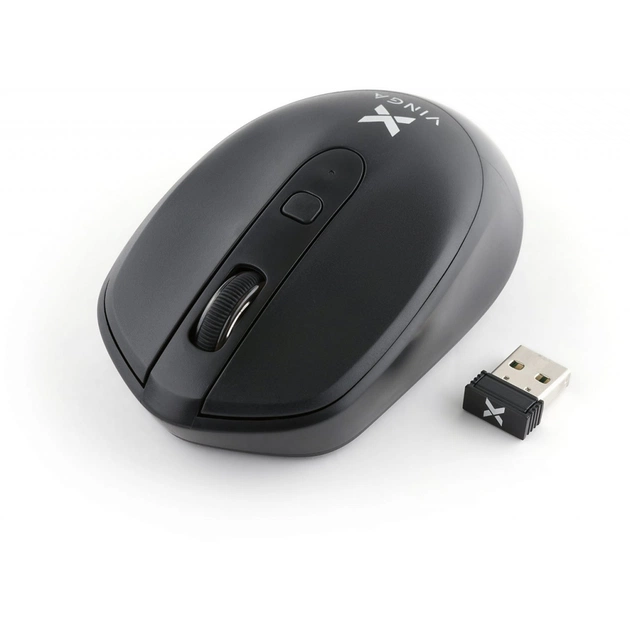Мишка Vinga MSW-908 Silent Click black - зображення 1