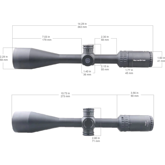 Оптичний приціл Vector Optics Hugo 6-24x50 (25,4 мм) SFP (SCOL-31) - зображення 12