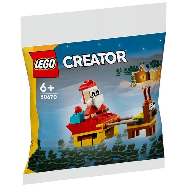 Конструктор LEGO Creator Поїздка на санчатах Санти (30670) - зображення 1