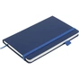 Книга записная Buromax Etalon 125x195 мм 96 листов в клетку обложка из искусственной кожи Синяя (BM.291160-02) - уменьшенное изображение 3