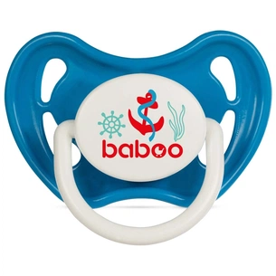 Пустушка Baboo латексна, блакитна, Marine, 6+ міс (5-042) зображення 1