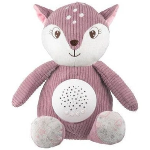 М'яка іграшка Canpol плюшева музична з проектором Оленя - рожева (77/206_pin) зображення 1