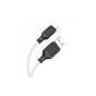 Дата кабель USB 2.0 AM to Lightning 1.0m silicone X90 Cool white HOCO (6931474788412) - зменшене зображення 2