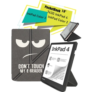 Чохол до електронної книги BeCover Ultra Slim Origami PocketBook 743G InkPad 4/InkPad Color 2/InkPad Color 3 (7.8") Don''t Touch (713086) изображение 1