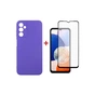 Чохол до мобільного телефона Dengos Kit for Samsung Galaxy A14 5G case + glass (Purple) (DG-KM-13) - зменшене зображення 1