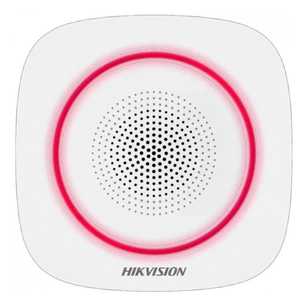 Бездротова сирена Hikvision DS-PS1-I-WE-Red зображення 1