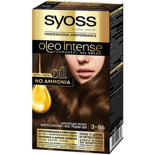 Фарба для волосся Syoss Oleo Intense 3-86 Шоколадний Мокко 115 мл (4015100200379) зображення 1