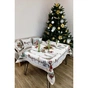 Скатертина Прованс гобеленова з велюром Святковий дім 135х140 см (4823093450332) - уменьшенное изображение 6