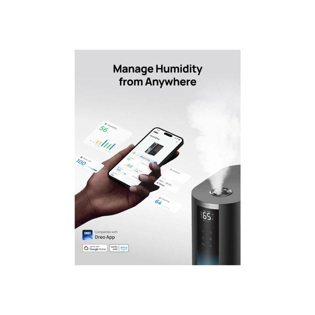 Зволожувач повітря Dreo DR-HHM013S - зображення 6