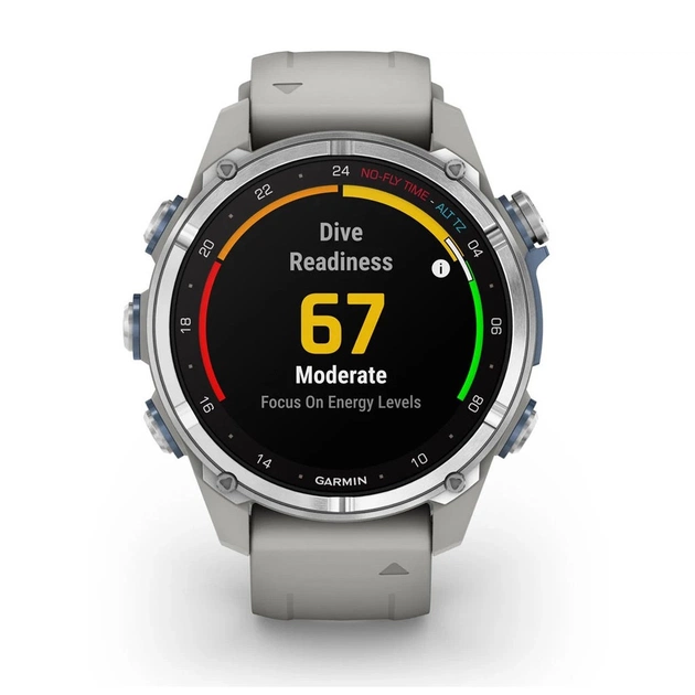 Смарт-годинник Garmin Descent Mk3, 43mm, Passvtd Steel/Fog Gry, Dive Computer, GPS дайвінг комп'ютер (010-02753-04) - picture 9