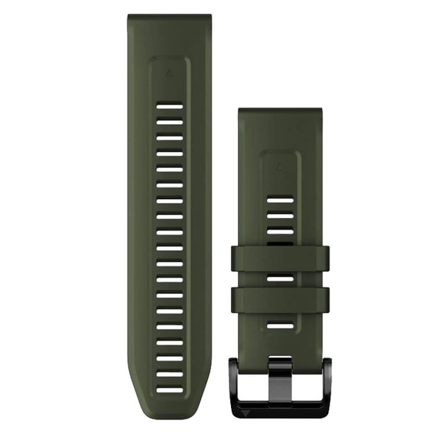 Ремінець до смарт-годинника Garmin fenix 7X 26mm QuickFit Moss Silicone (010-13117-03) - зображення 1