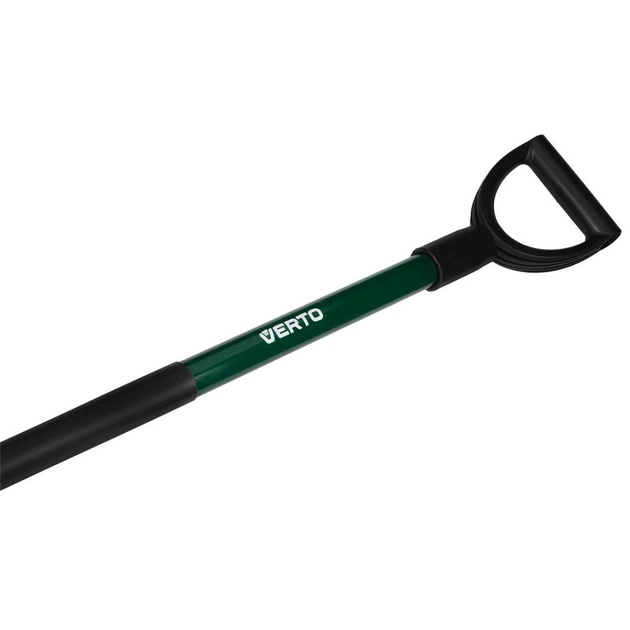 Лопата Verto штикова пряма, руків'я металеве D-подібне, 120см, 2кг (15G011-1) - зображення 3