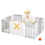 Детский манеж Mealux Forto Grey (KD-C051 Grey / White) - уменьшенное изображение 3