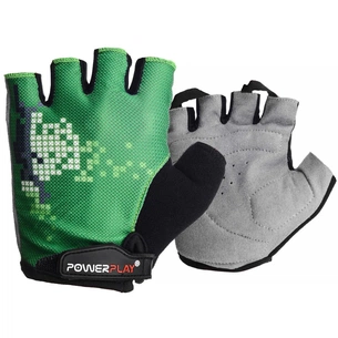 Велорукавиці PowerPlay 002 Green M (002C_M_Green) зображення 1