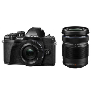 Цифровий фотоапарат Olympus E-M10 mark III Pancake Double Zoom 14-42 + 40-150 Kit B/B/B (V207074BE000) зображення 1