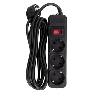 Сетевой фильтр питания Patron EXT-PN-SP-1033, 3m Black (EXT-PN-SP-1033) изображение 1
