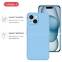 Чохол до мобільного телефона Intaleo SoftShell Apple iPhone 15 Plus Light Blue (1283126585272) - зменшене зображення 3
