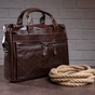 Сумка Vintage Коричнева (14088) - зменшене зображення 10
